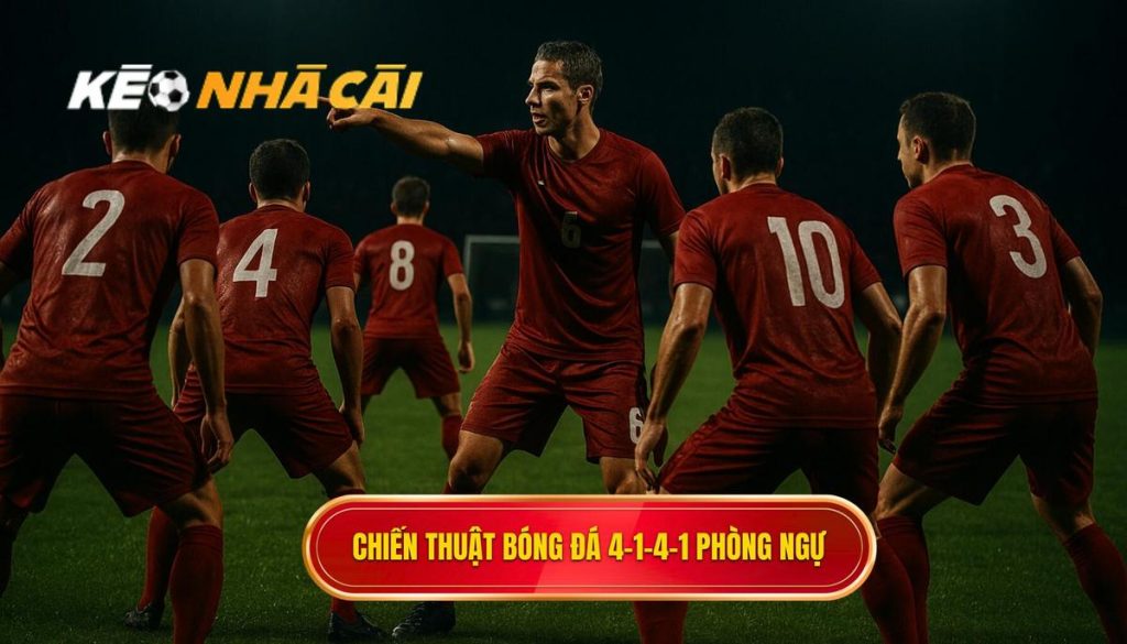 Chiến thuật bóng đá 4-1-4-1 phòng ngự