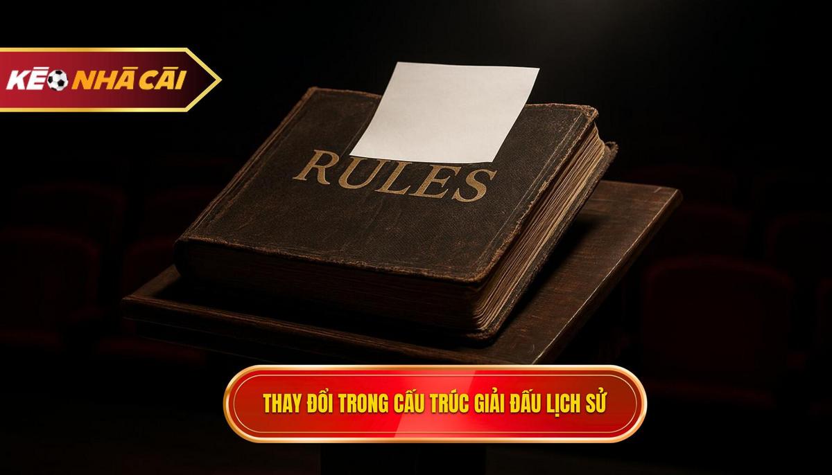 Bối cảnh lịch sử và sự thay đổi trong cấu trúc giải đấu