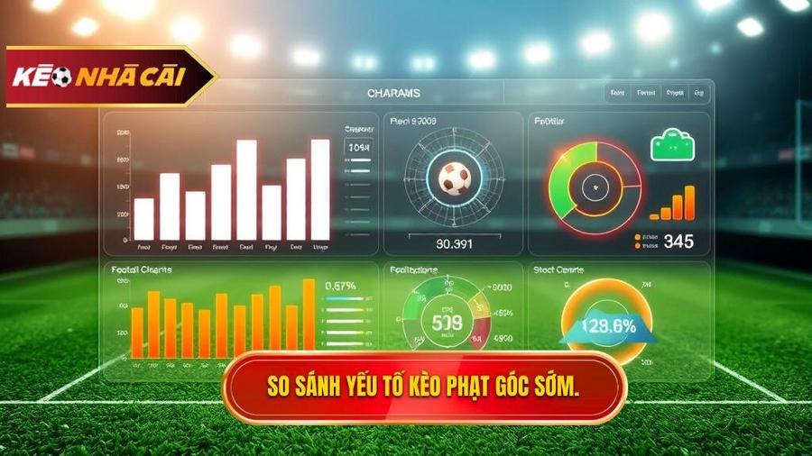 Bảng so sánh các yếu tố ảnh hưởng đến kèo phạt góc sớm