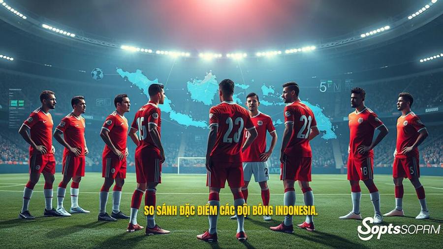 Bảng phân tích đặc điểm các đội bóng hàng đầu Indonesia
