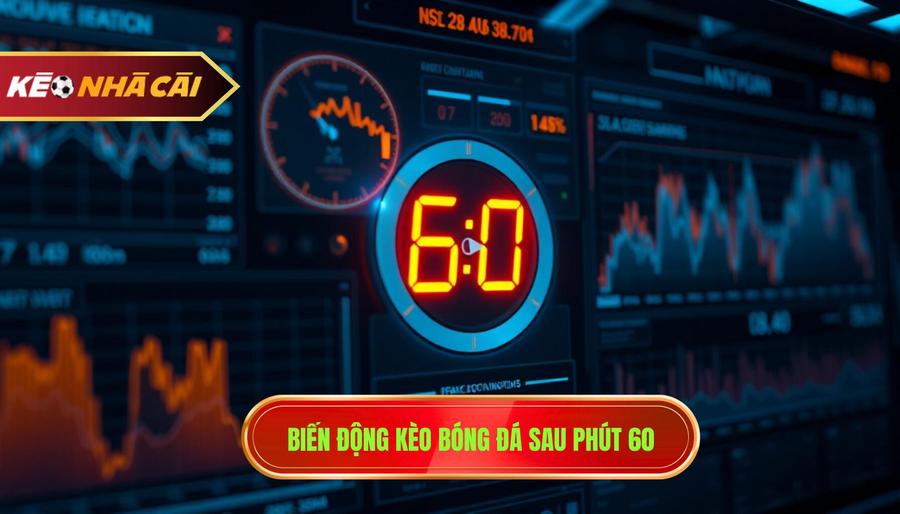 Biến động kèo bóng đá sau phút 60