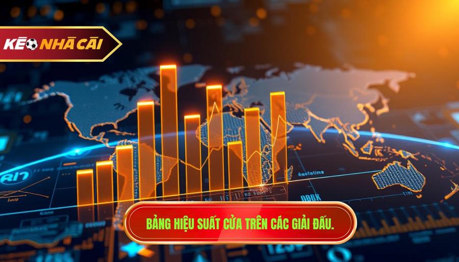 Bảng hiệu suất cửa trên các giải đấu.