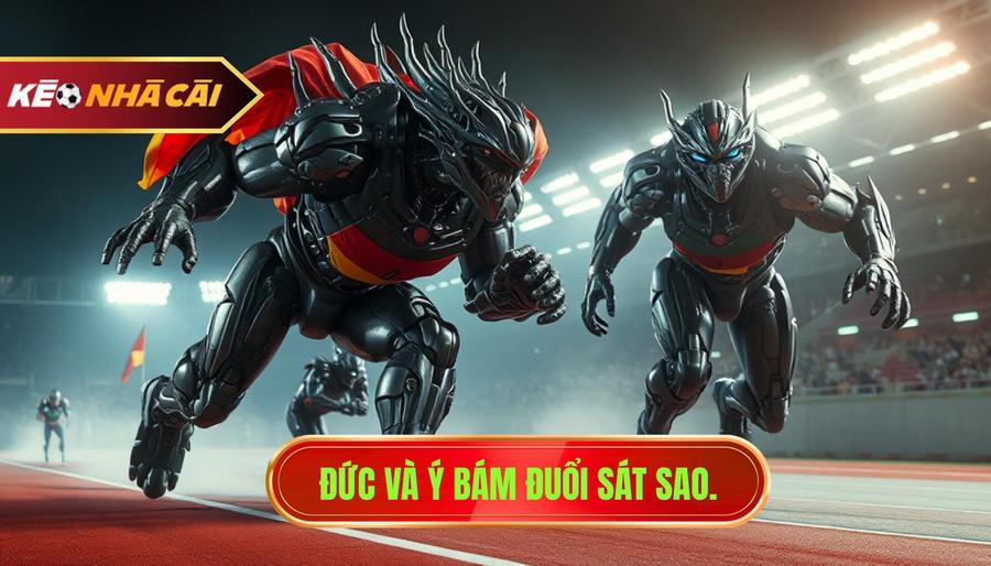 2. Đức và Ý bám đuổi sát sao.