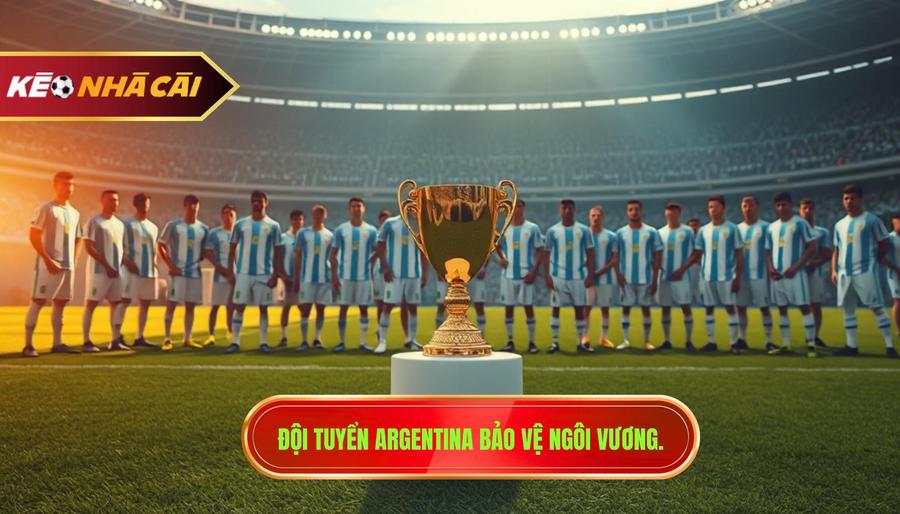 3. Đội tuyển Argentina bảo vệ ngôi vương.